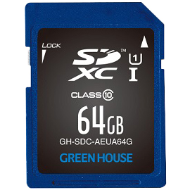 データ復旧サービス付 SDXCメモリーカード UHS-I クラス10 64GB