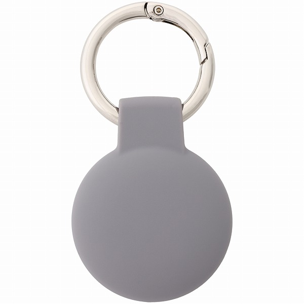 スマートタグアクセサリ キーホルダー グレー