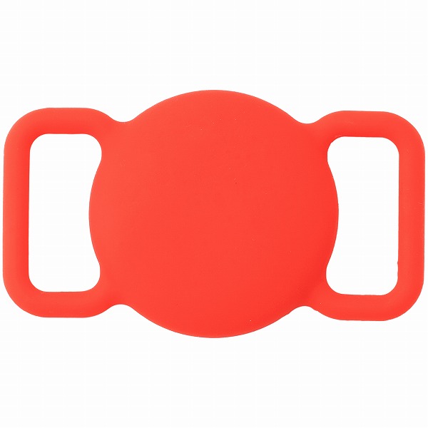 スマートタグアクセサリ ペットケース レッド
