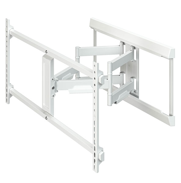 ダブルアームタイプ TV壁掛け金具 40～90インチ用 ホワイト