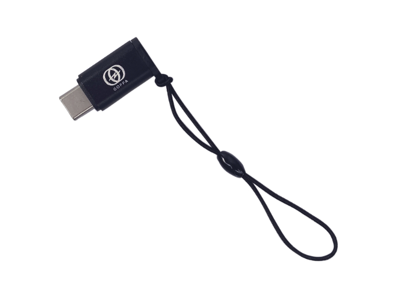 Lightning→USB-Cアダプタ ブラック