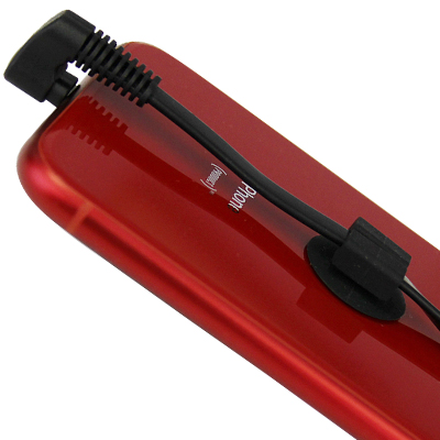 Lightning充電専用ケーブル USB-A to Lightning 急速充電2.4A対応 片面ケーブル ケーブル固定用吸盤付 U字 1m ブラック