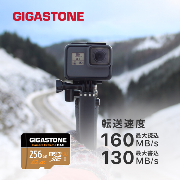 MicroSDXCカード カードリーダー付属 256GB UHS-1 V30 A2スペック 最大読込み速度160MB/s 4K UHD対応 Switch・DJIドローン・アメリカGoPro動作確認済