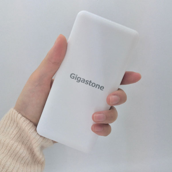 10000mAh モバイルバッテリー 2.4A急速充電 USB2ポート出力 2台同時充電 残量表示 非常用LEDライト搭載 Android iPhone iPad 多様なデバイスに対応 PSE認証 ホワイト
