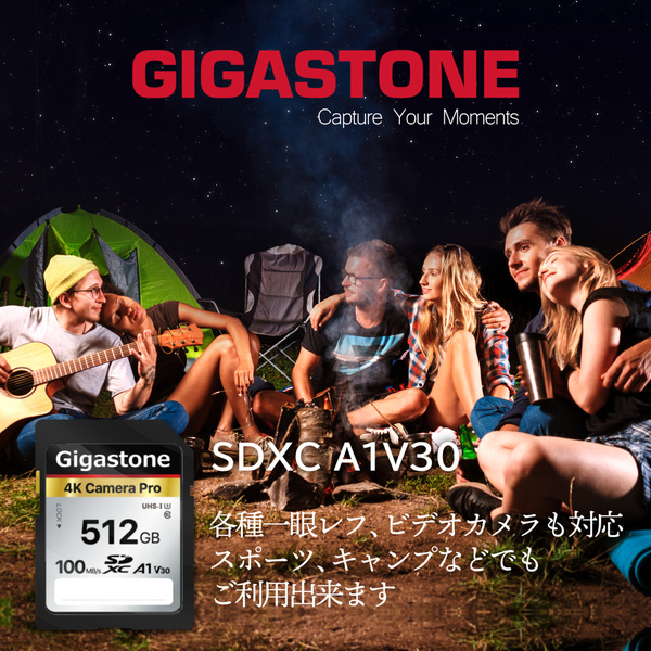SDXCカード 4K Camera Proシリーズ 512GB Class10 UHS-I U1 A1 V30 最大読み取り速度100MB/s 4K Ultra HD デジタルカメラ 一眼レフカメラ 4Kビデオカメラ