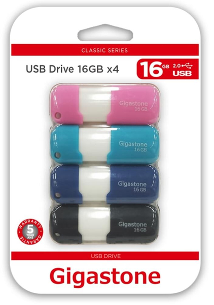 USBメモリー（USB2.0）16GB 4個入りセット
