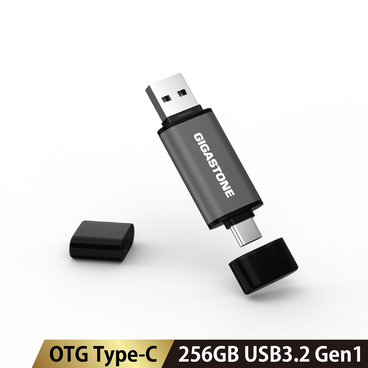 Gigastone USBメモリ 256GB 2in1 デュアル OTG  フラッシュドライブ Z40 USB 3.2 Gen 1 Type-C & USB-A対応 高性能 耐久性 USB 2.0 / USB 3.0 / USB 3.1 にも対応