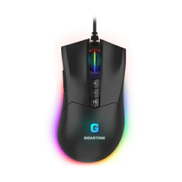 ゲーミングマウス 12000 DPI 有線ゲーミングマウス 調整可能RGB バックライト 8個のプログラム可能ボタン搭載