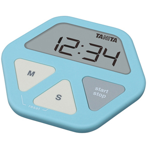 ガラスにつくタイマー ブルー