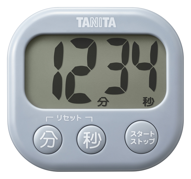 抗菌でか見えタイマー ブルーグレー