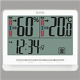 デジタル温湿度計<快適レベルを5段階でお知らせ> ホワイト