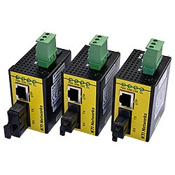 産業用小型光メディアコンバータ KFC-241-L-W5320 (SM、SC1芯、20km)