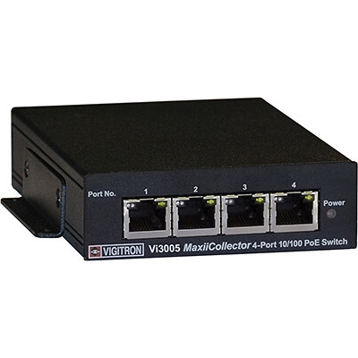 MaxiiNet Vi3005 PoE受電駆動 PoE+リピータハブ