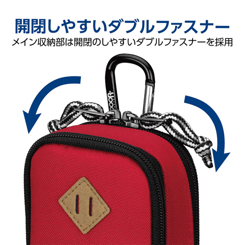 OUTDOOR PRODUCTS（アウトドアプロダクツ） カメラポーチ 06 レッド