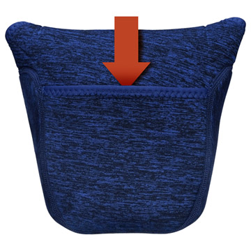 プラスシェル スリムフィット カメラケース 02 L ブルー