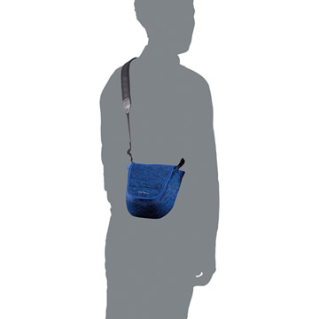 プラスシェル スリムフィット カメラケース 02 L ブルー