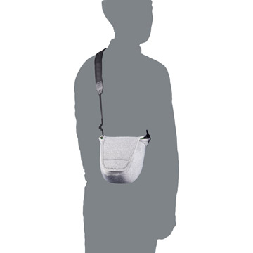 プラスシェル スリムフィット カメラケース 02 L グレー