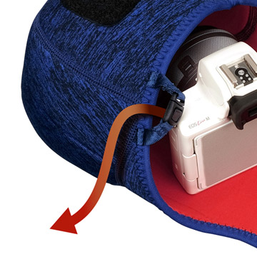 プラスシェル スリムフィット カメラケース 02 M ブルー