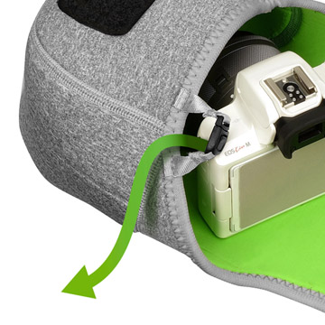 プラスシェル スリムフィット カメラケース 02 M グレー