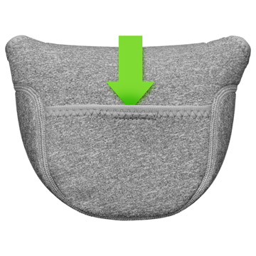 プラスシェル スリムフィット カメラケース 02 M グレー