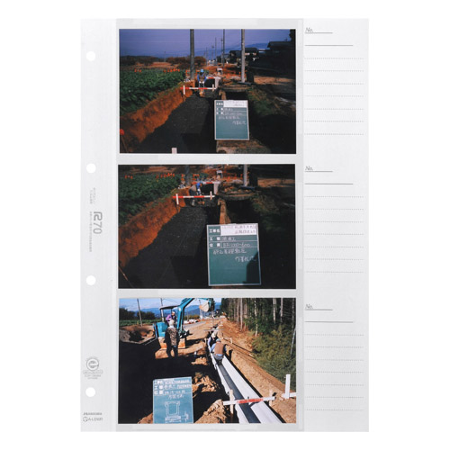 A-L6WR 4穴L判6枚用 替台紙