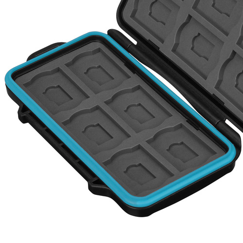 ハードメモリーカードケース SD12 ブルー