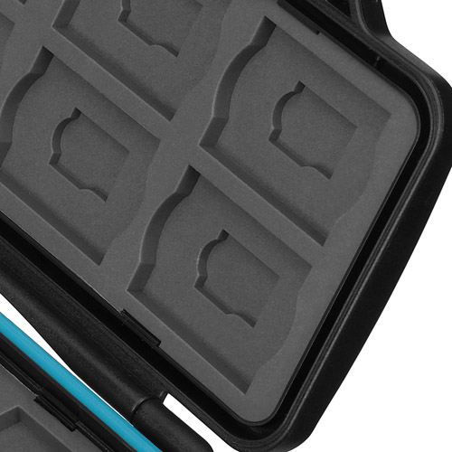 ハードメモリーカードケース SD12 ブルー