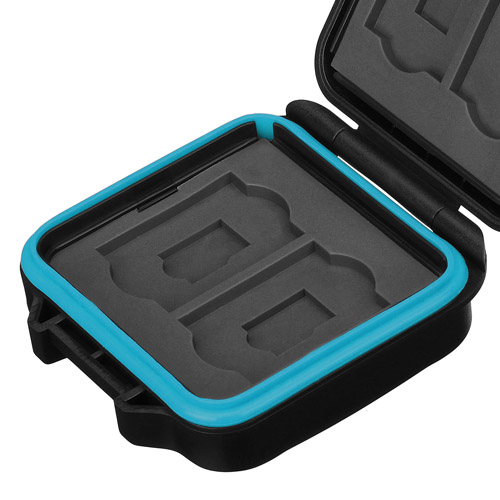 ハードメモリーカードケース SD4 ブルー