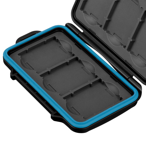 ハードメモリーカードケース XQD6(XQDカード用) ブルー