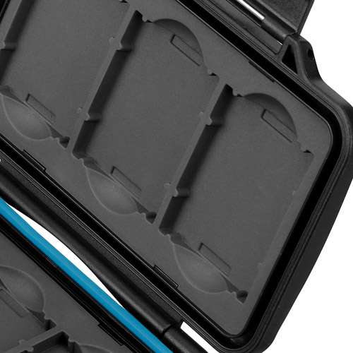 ハードメモリーカードケース XQD6(XQDカード用) ブルー