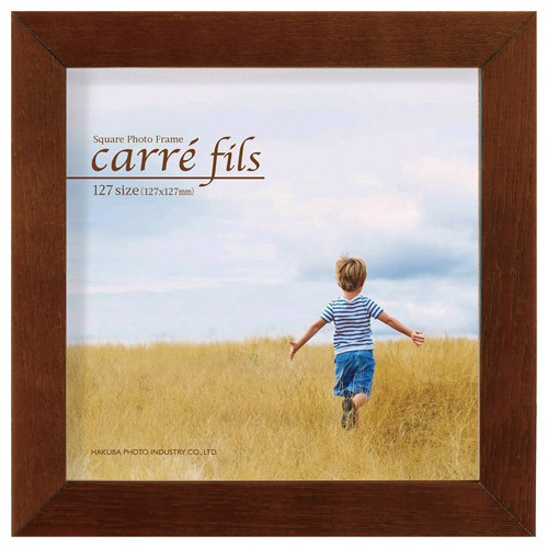 フォトフレーム カレフィス127 ましかく（127mm）サイズ ブラウン
