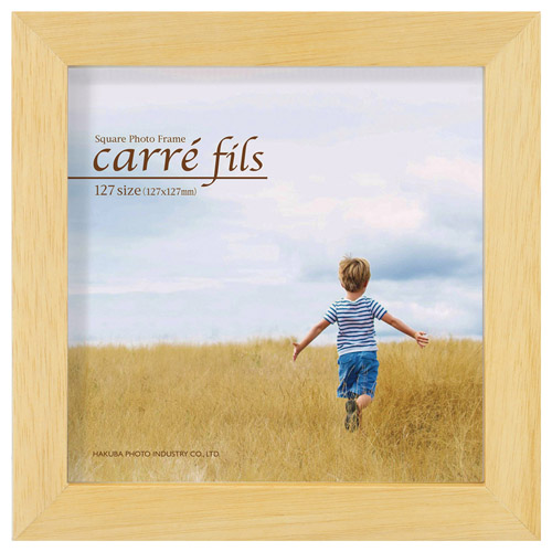 フォトフレーム カレフィス127 ましかく（127mm）サイズ ナチュラル