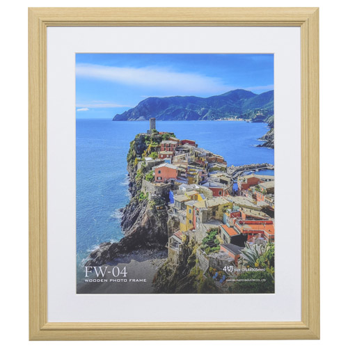 木製額縁 FW-04 4切サイズ ナチュラル