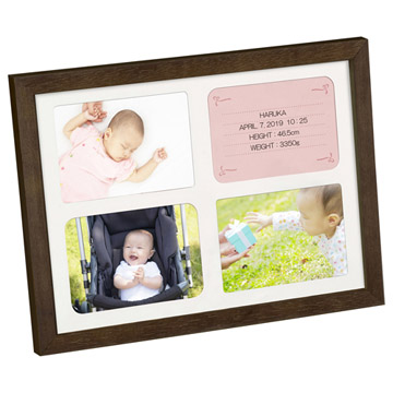 リエージュ シャリテ A4多面 フォトフレーム ブラウン