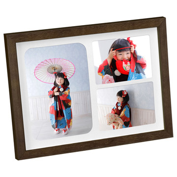 リエージュ シャリテ A4多面 フォトフレーム ブラウン