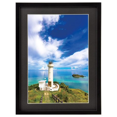 木製額縁 MM-01 ワイド4切サイズ ブラック