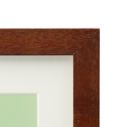 木製額縁 MM-01 A4サイズ アクリル スタンド付 ブラウン