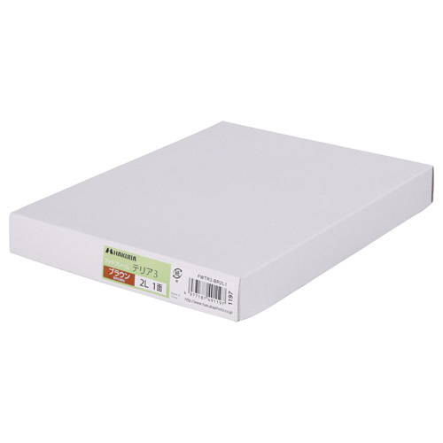 フォトフレーム テリア3 2Lサイズ 1面 ブラウン