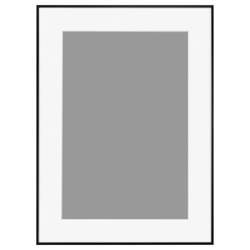 アルミ額縁 HFA-03 A3ノビサイズ ブラック［ホワイトマット］