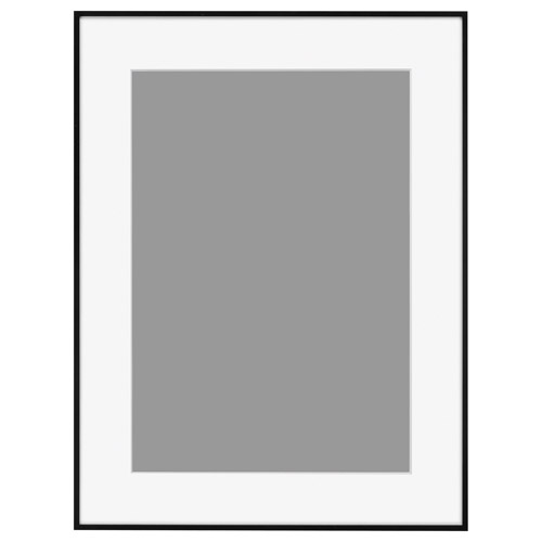 アルミ額縁 HFA-03 A3サイズ ブラック［ホワイトマット］