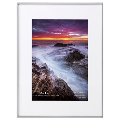 アルミ額縁 HFA-03 A4サイズ シルバー