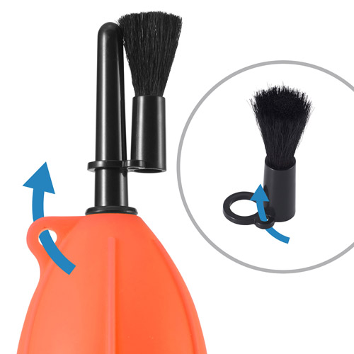 シリコンブロアーブラシ 02 オレンジ