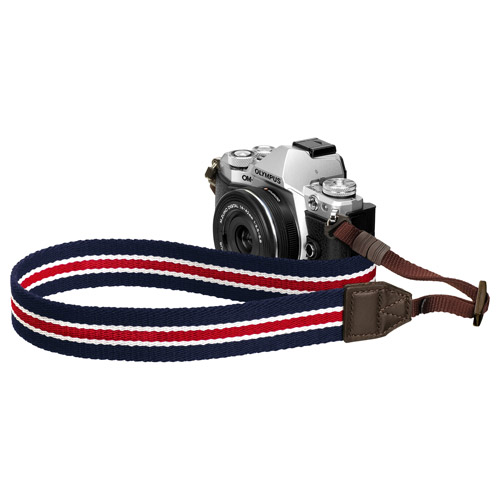 プラスシェル ストライプストラップ 30 ネイビー/レッド