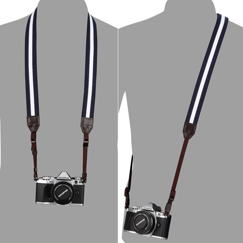 プラスシェル ストライプストラップ 30 ネイビー/レッド