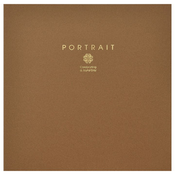 ペーパースクウェア台紙 No.1770 2L（カビネ）サイズ 2面（角×2枚） ブラウン