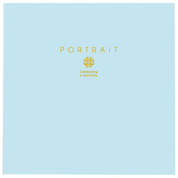 ペーパースクウェア台紙 No.1770 Lサイズ 3面（角×3枚） ブルー