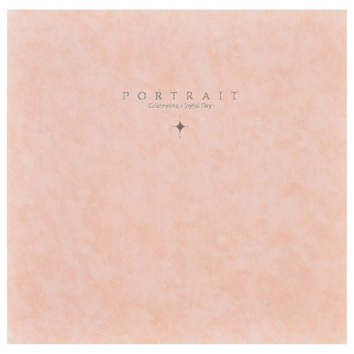 スクウェア台紙 No.2020 6切サイズ 2面（角×2枚） ピンク