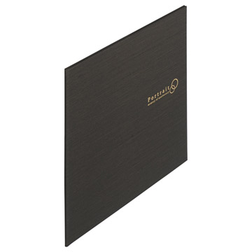 スクウェア台紙 No.2730 6切サイズ 2面(角×2枚) ブラウン