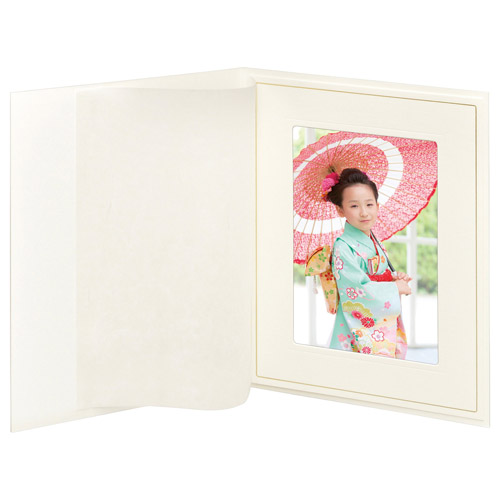 普通台紙 No.700 2L（カビネ）サイズ 1面（タテ） ホワイト