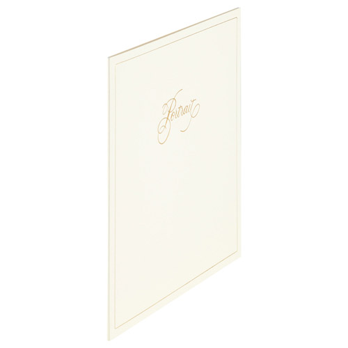 普通台紙 No.700 6切サイズ 1面（タテ） ホワイト